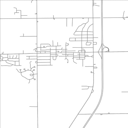 ROAD MAP OF CRIDERSVILLE, OHIO BY MAPBAKES