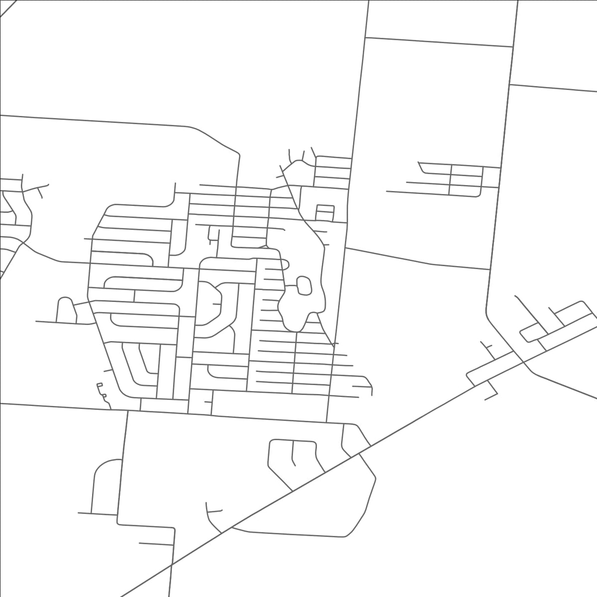 ROAD MAP OF CRYSTAL LAKES, OHIO BY MAPBAKES