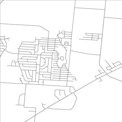 ROAD MAP OF CRYSTAL LAKES, OHIO BY MAPBAKES