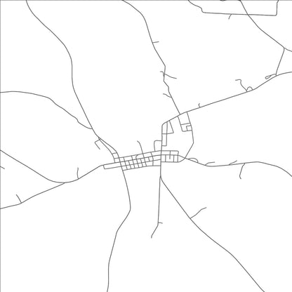 ROAD MAP OF CUMBERLAND, OHIO BY MAPBAKES