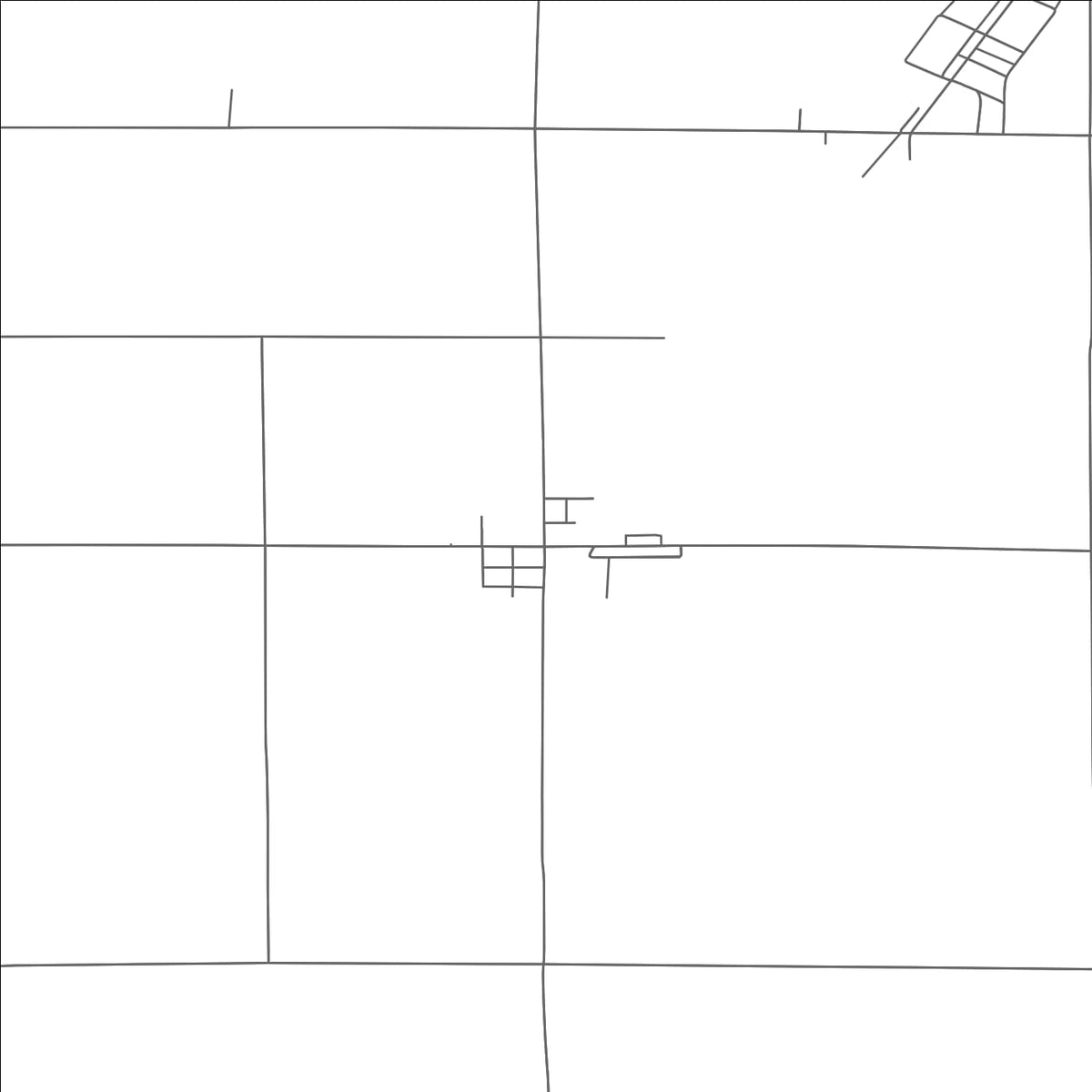 ROAD MAP OF CUSTAR, OHIO BY MAPBAKES