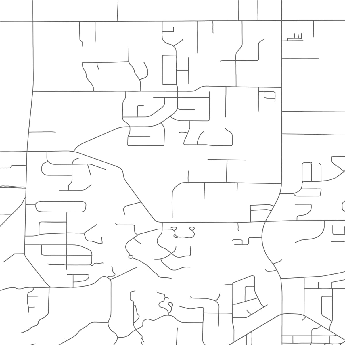 ROAD MAP OF CUYAHOGA FALLS, OHIO BY MAPBAKES