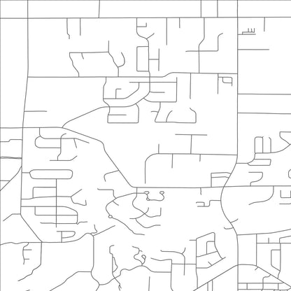ROAD MAP OF CUYAHOGA FALLS, OHIO BY MAPBAKES
