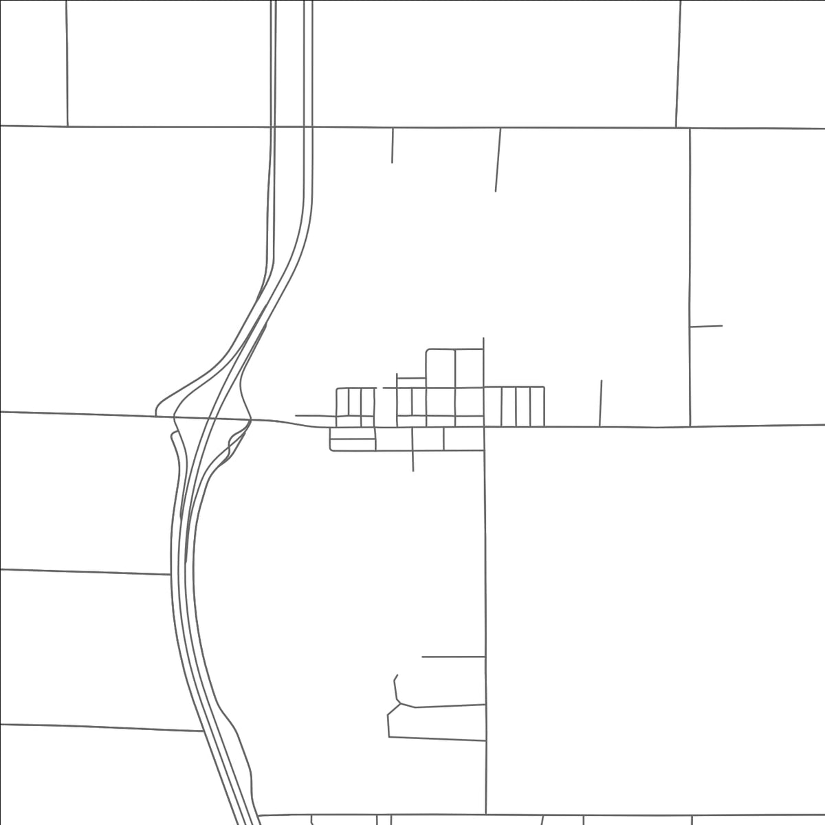 ROAD MAP OF CYGNET, OHIO BY MAPBAKES
