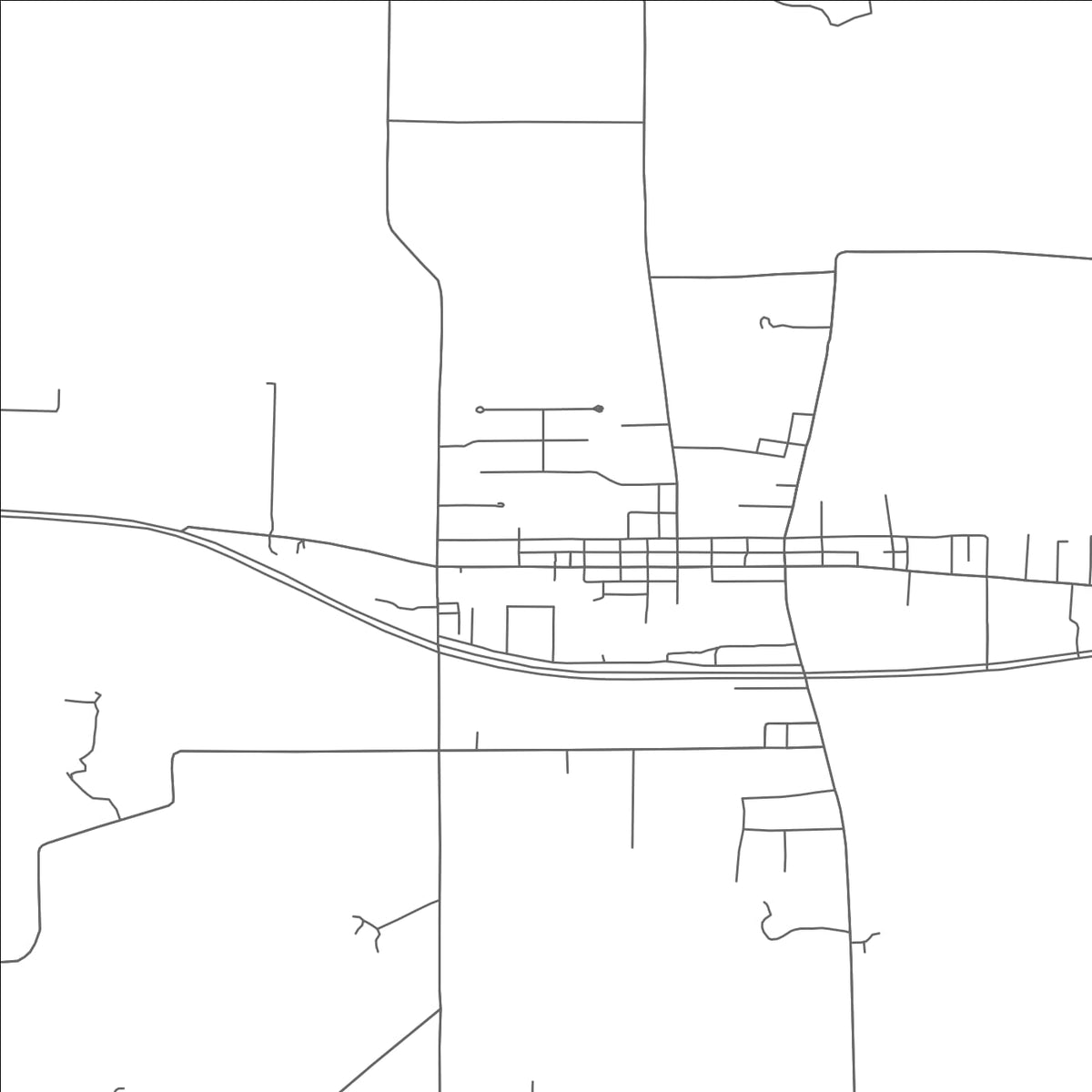 ROAD MAP OF DALTON, OHIO BY MAPBAKES