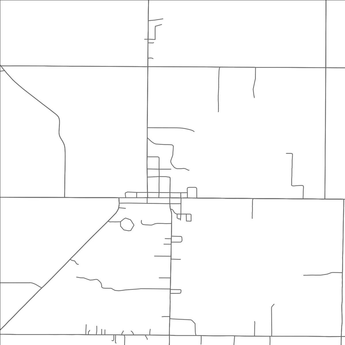 ROAD MAP OF DAMASCUS, OHIO BY MAPBAKES