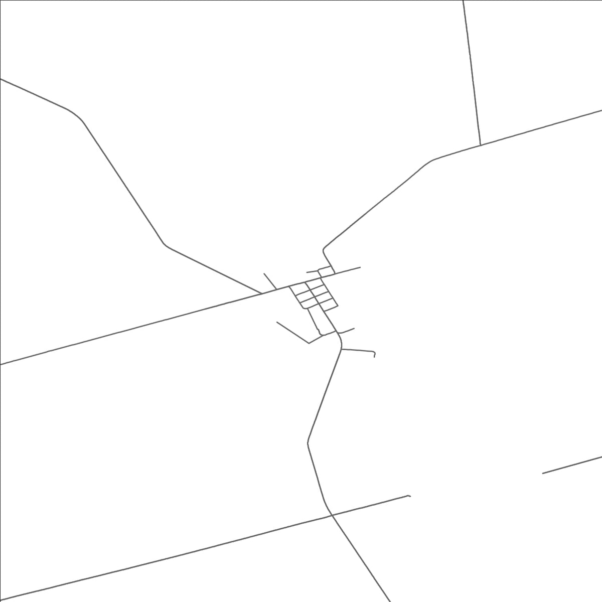 ROAD MAP OF DARBYVILLE, OHIO BY MAPBAKES