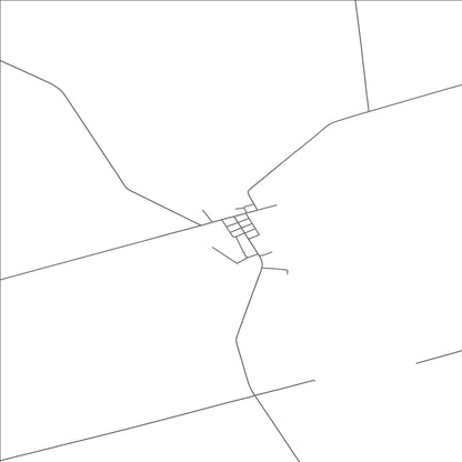 ROAD MAP OF DARBYVILLE, OHIO BY MAPBAKES