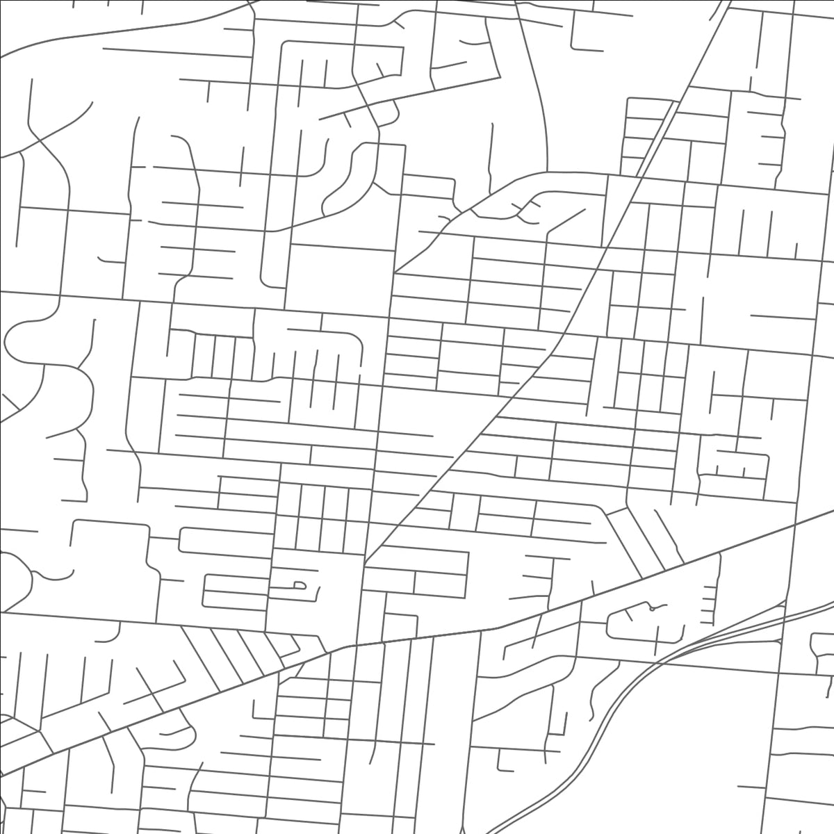 ROAD MAP OF DEER PARK, OHIO BY MAPBAKES