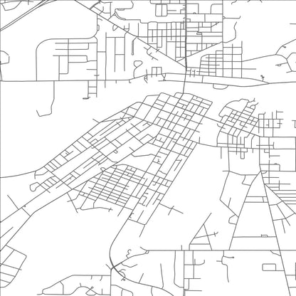 ROAD MAP OF DEFIANCE, OHIO BY MAPBAKES
