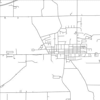 ROAD MAP OF DELTA, OHIO BY MAPBAKES