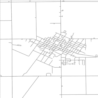 ROAD MAP OF DESHLER, OHIO BY MAPBAKES