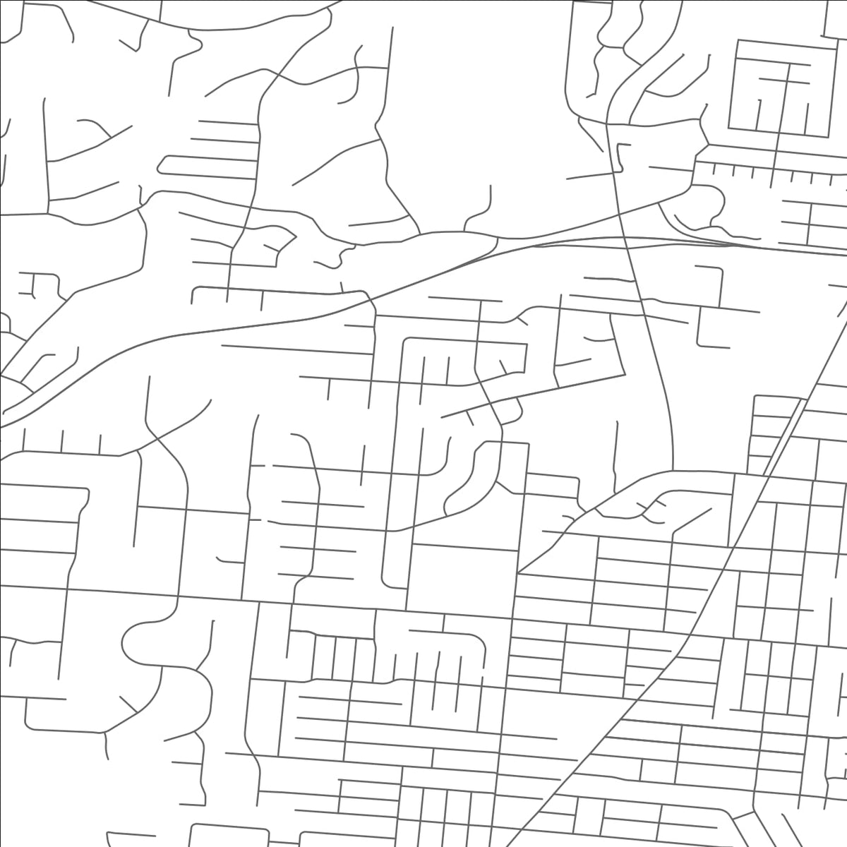 ROAD MAP OF DILLONVALE, OHIO BY MAPBAKES