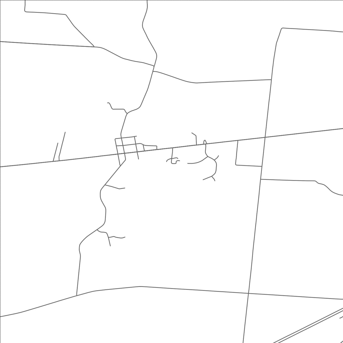 ROAD MAP OF DONNELSVILLE, OHIO BY MAPBAKES