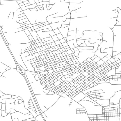 ROAD MAP OF DOVER, OHIO BY MAPBAKES