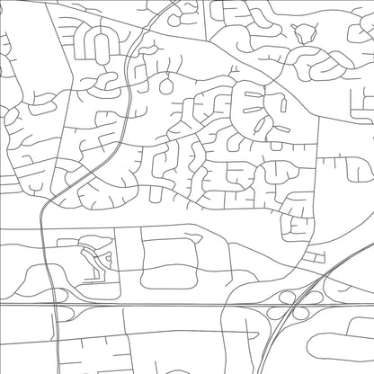 ROAD MAP OF DUBLIN, OHIO BY MAPBAKES