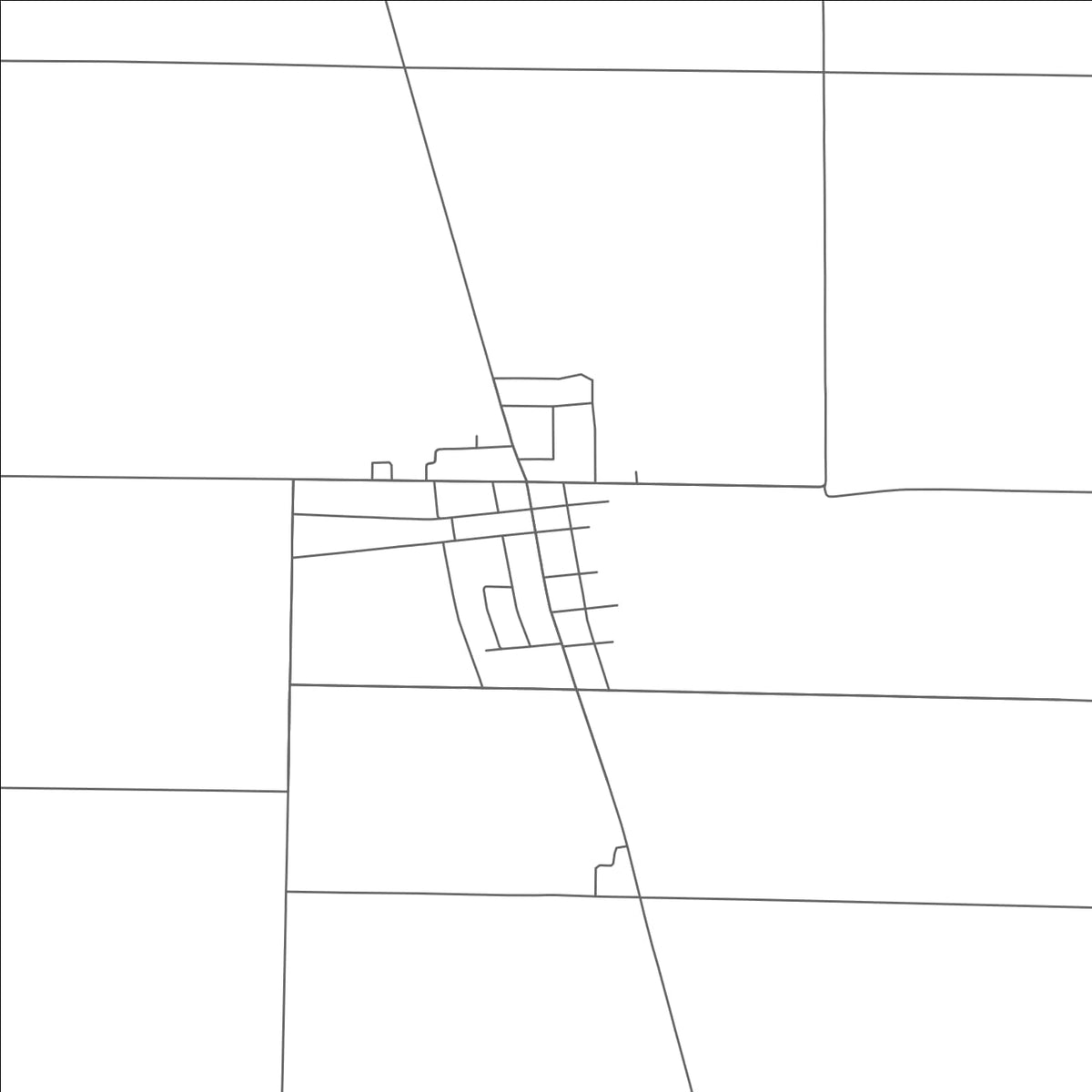 ROAD MAP OF DUNKIRK, OHIO BY MAPBAKES