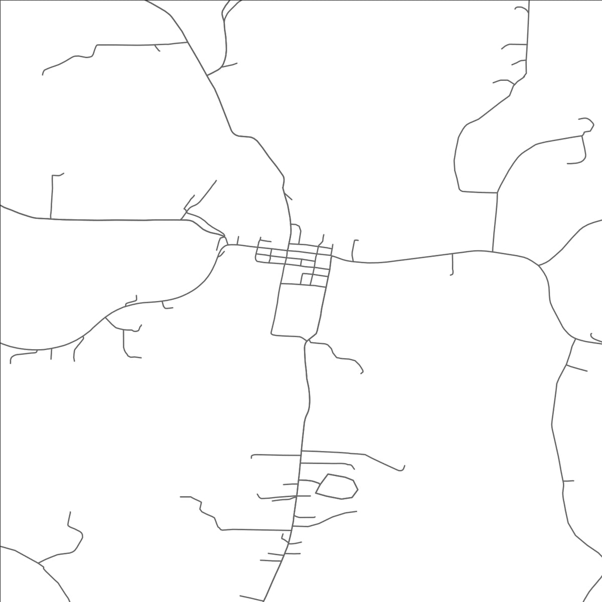 ROAD MAP OF EAST SPRINGFIELD, OHIO BY MAPBAKES