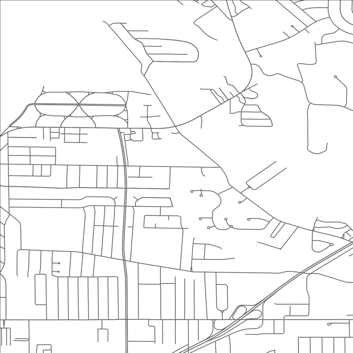 ROAD MAP OF EASTLAKE, OHIO BY MAPBAKES