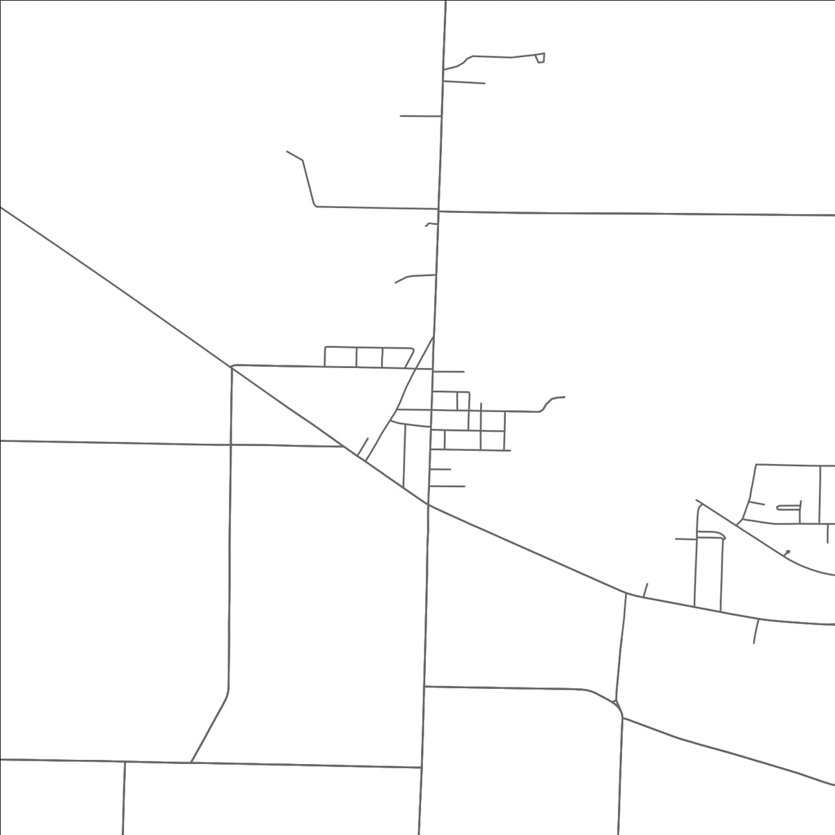 ROAD MAP OF EDISON, OHIO BY MAPBAKES