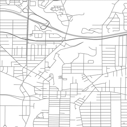 ROAD MAP OF ELYRIA, OHIO BY MAPBAKES