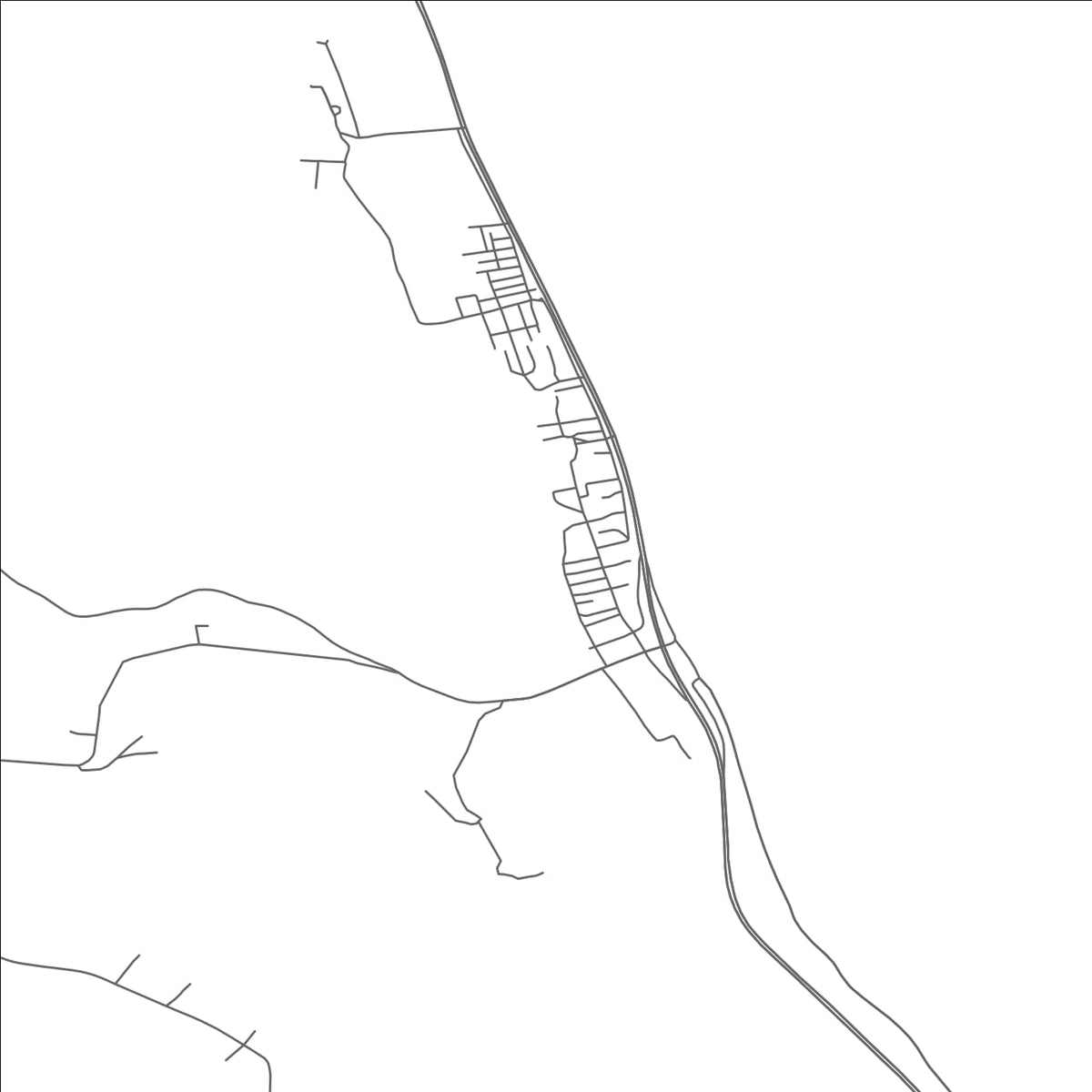 ROAD MAP OF EMPIRE, OHIO BY MAPBAKES