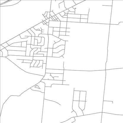 ROAD MAP OF ENON, OHIO BY MAPBAKES