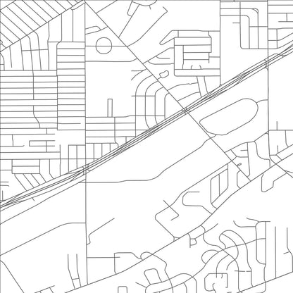 ROAD MAP OF EUCLID, OHIO BY MAPBAKES