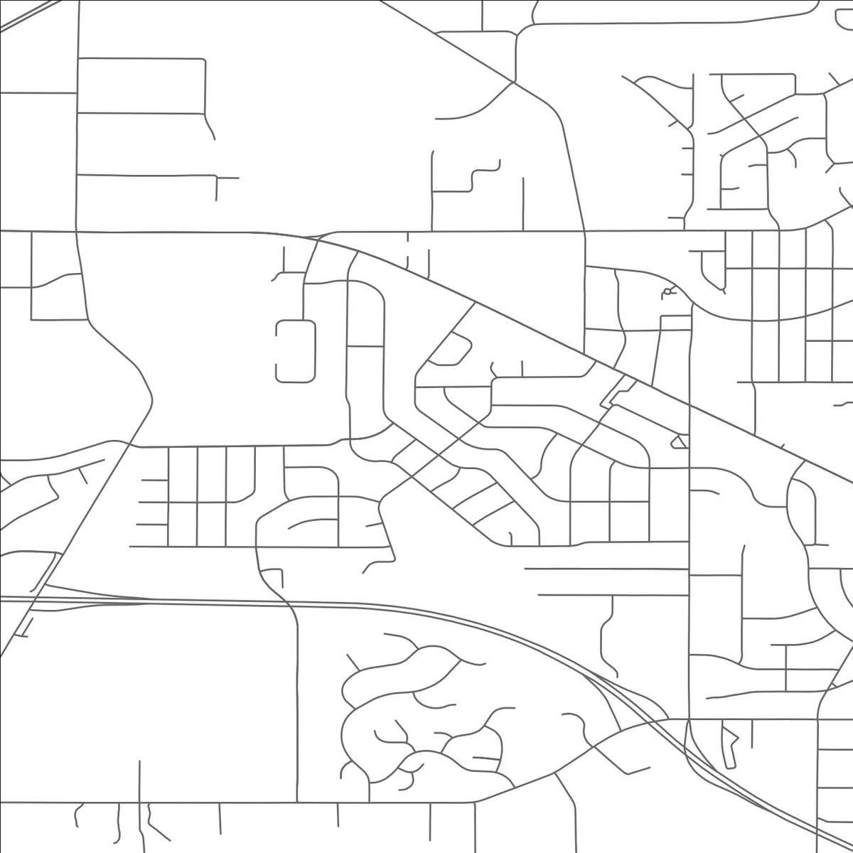 ROAD MAP OF FAIRLAWN, OHIO BY MAPBAKES