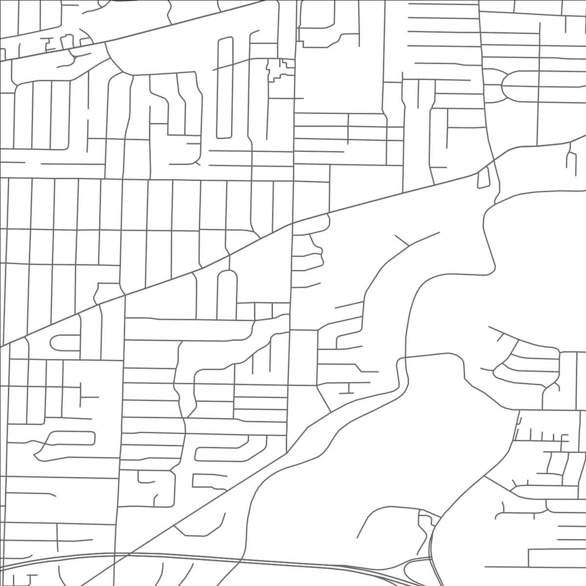 ROAD MAP OF FAIRVIEW PARK, OHIO BY MAPBAKES