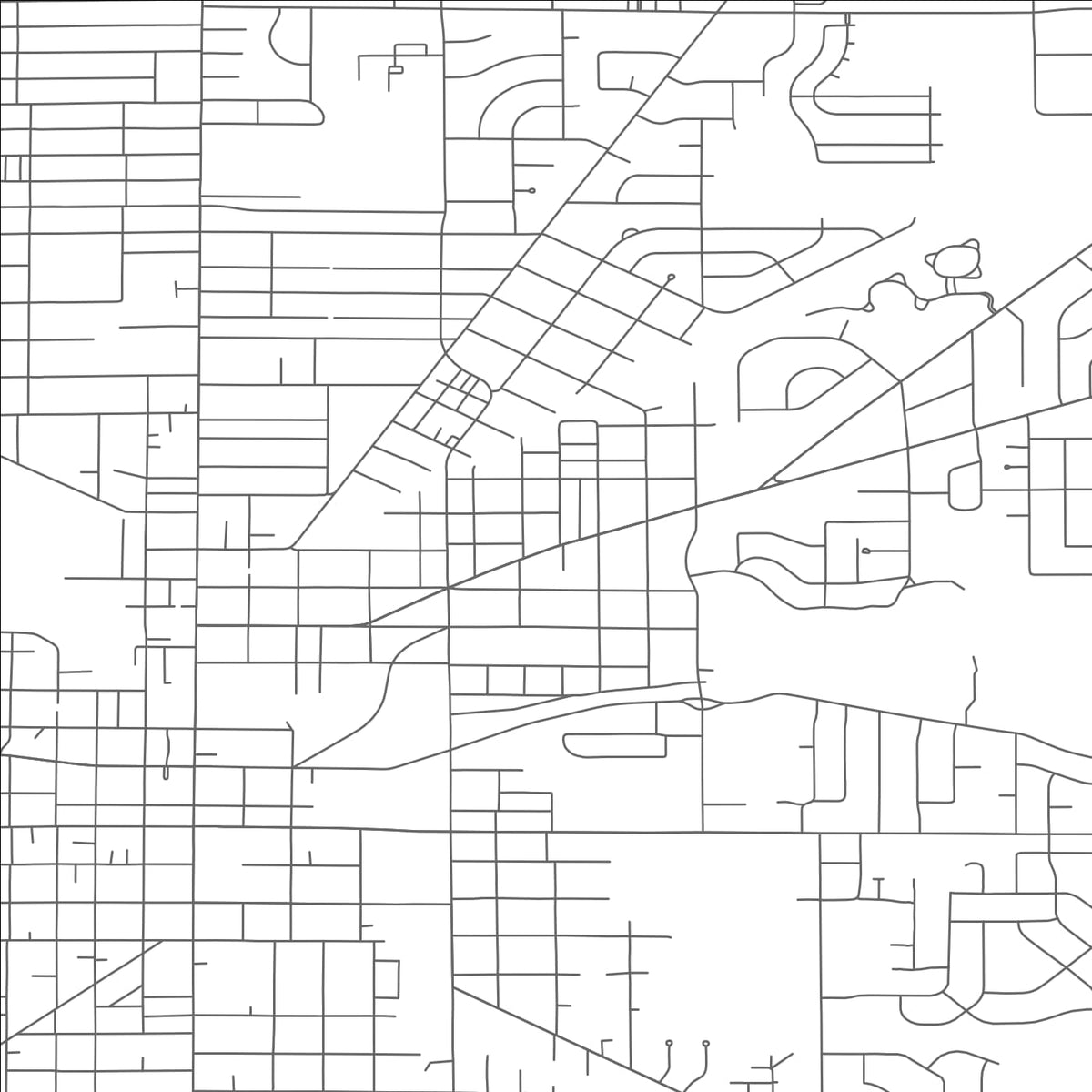 ROAD MAP OF FINDLAY, OHIO BY MAPBAKES