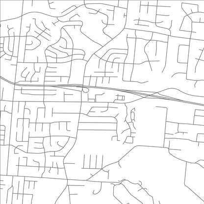 ROAD MAP OF FINNEYTOWN, OHIO BY MAPBAKES