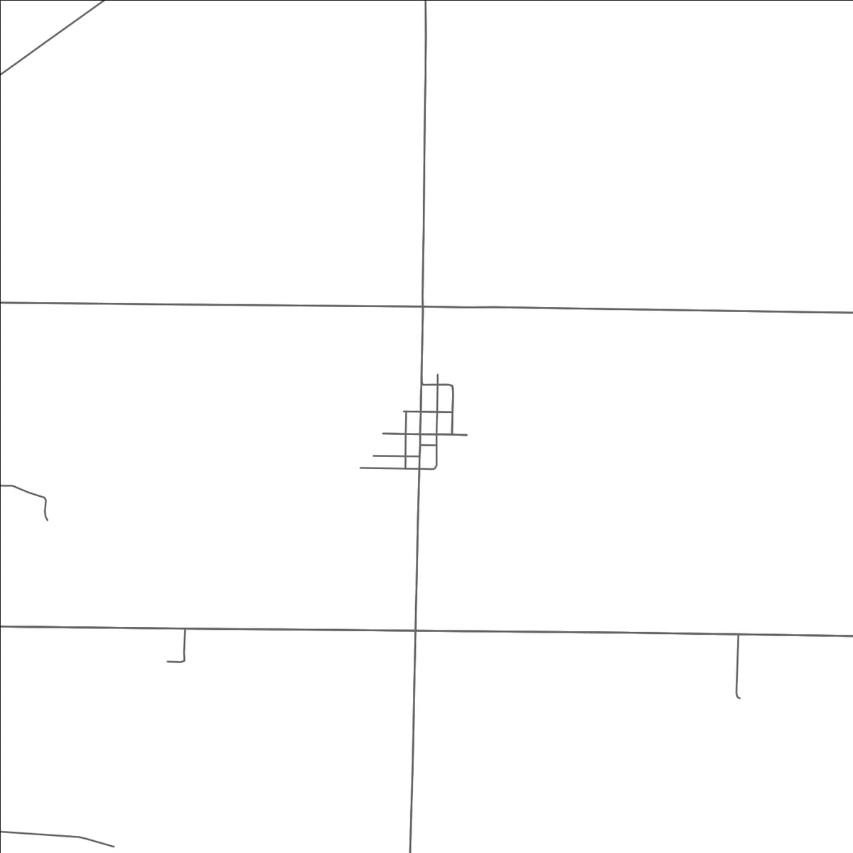 ROAD MAP OF FLAT ROCK, OHIO BY MAPBAKES