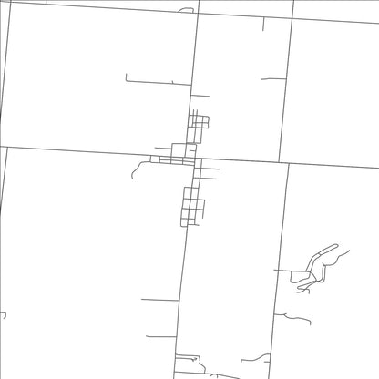 ROAD MAP OF FLETCHER, OHIO BY MAPBAKES
