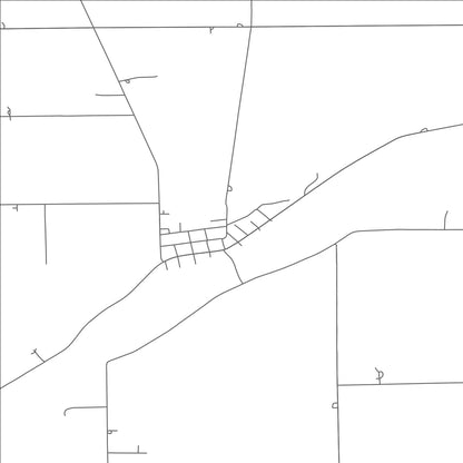 ROAD MAP OF FLORIDA, OHIO BY MAPBAKES