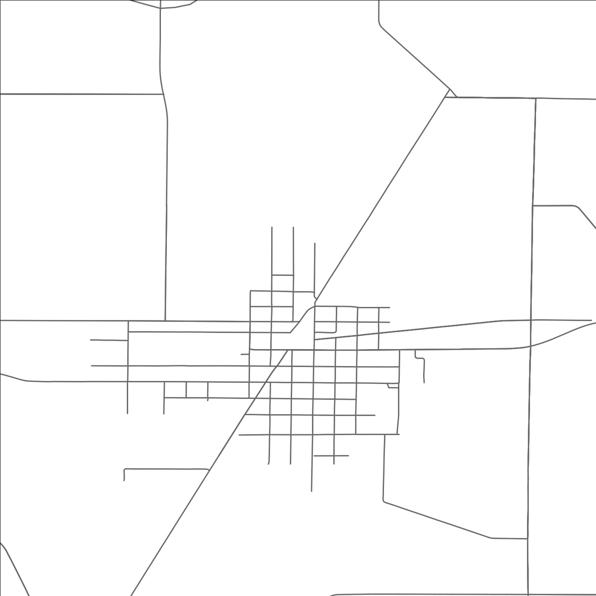ROAD MAP OF FOREST, OHIO BY MAPBAKES
