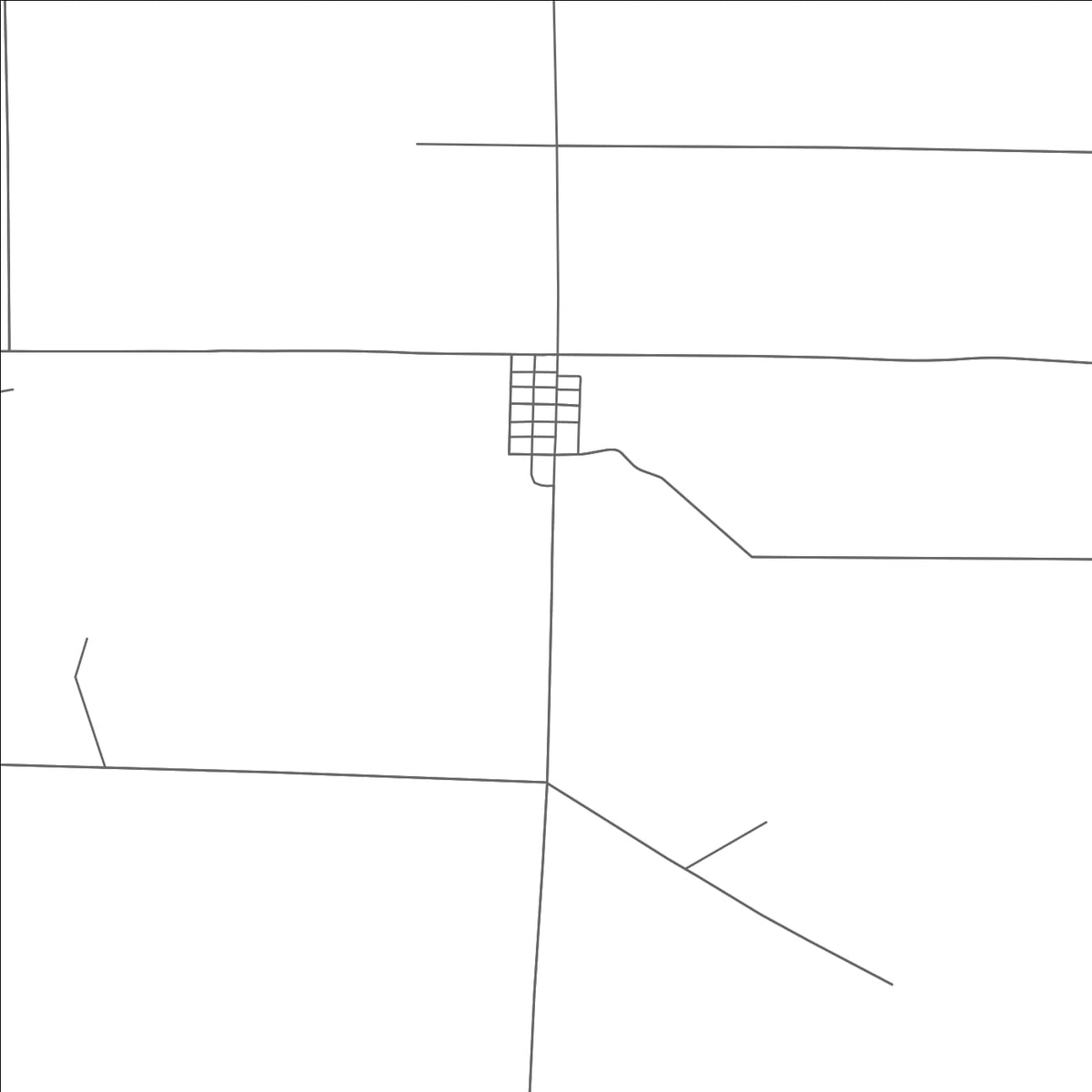 ROAD MAP OF FORT SENECA, OHIO BY MAPBAKES
