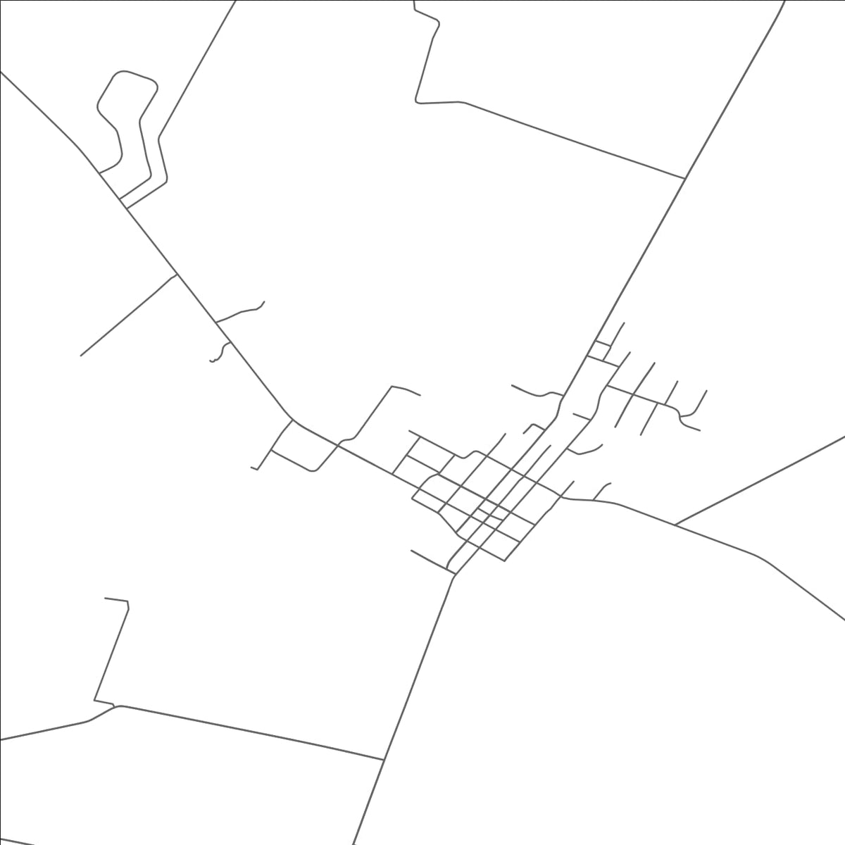 ROAD MAP OF FRANKFORT, OHIO BY MAPBAKES