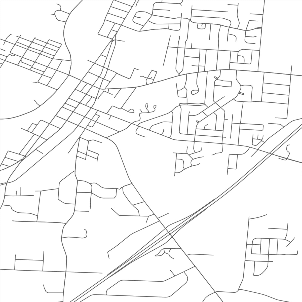 ROAD MAP OF FRANKLIN, OHIO BY MAPBAKES