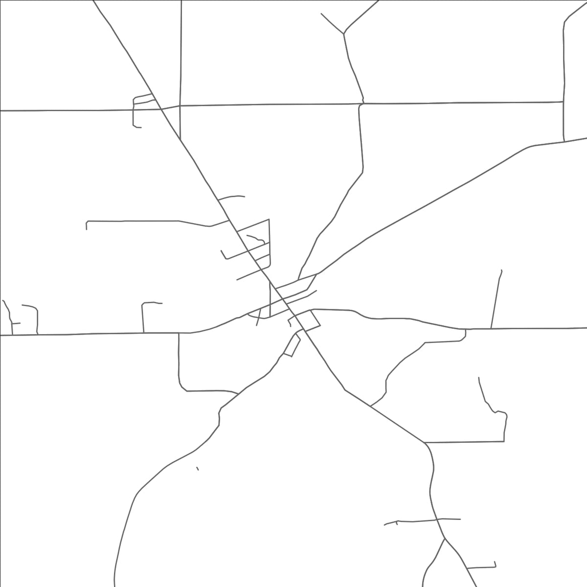 ROAD MAP OF FREDERICKSBURG, OHIO BY MAPBAKES