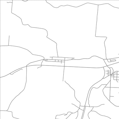 ROAD MAP OF FULTONHAM, OHIO BY MAPBAKES