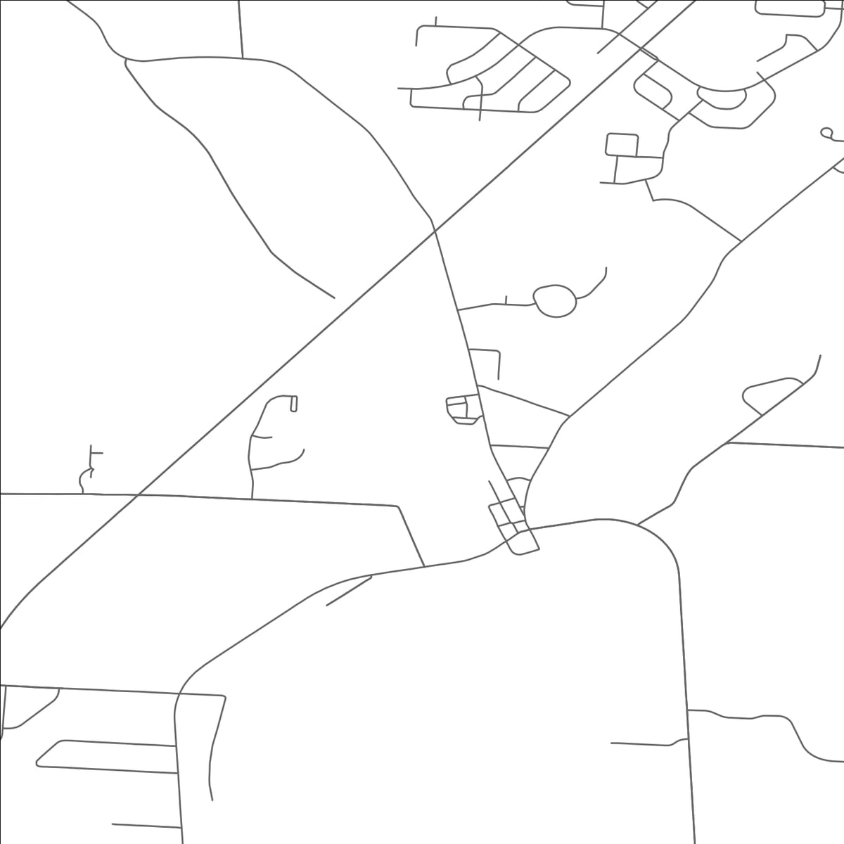 ROAD MAP OF GALENA, OHIO BY MAPBAKES