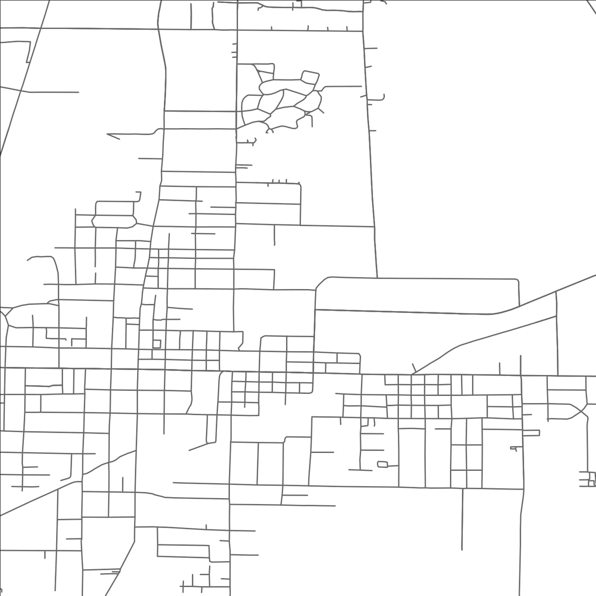 ROAD MAP OF GALION, OHIO BY MAPBAKES