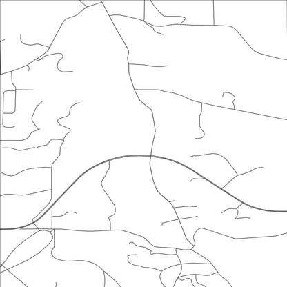 ROAD MAP OF GATES MILLS, OHIO BY MAPBAKES