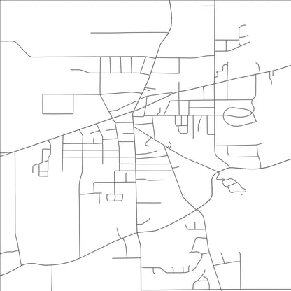 ROAD MAP OF GENEVA, OHIO BY MAPBAKES