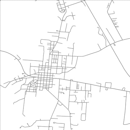 ROAD MAP OF GEORGETOWN, OHIO BY MAPBAKES