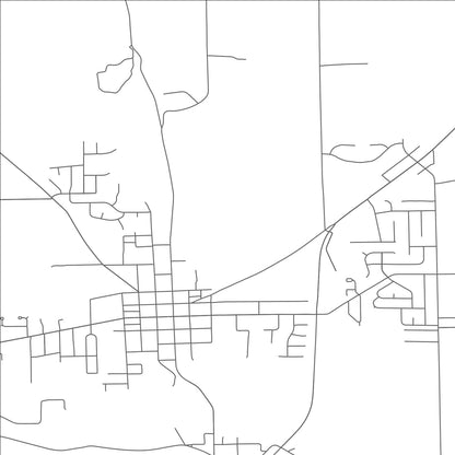 ROAD MAP OF GERMANTOWN, OHIO BY MAPBAKES