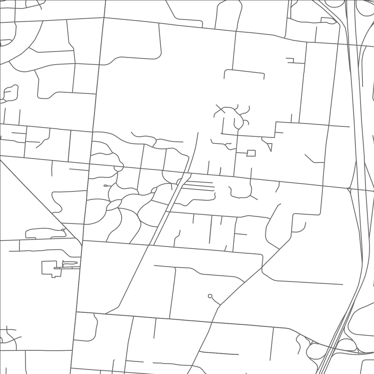 ROAD MAP OF GLENDALE, OHIO BY MAPBAKES