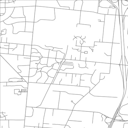 ROAD MAP OF GLENDALE, OHIO BY MAPBAKES