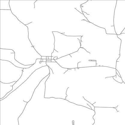 ROAD MAP OF GLENMONT, OHIO BY MAPBAKES